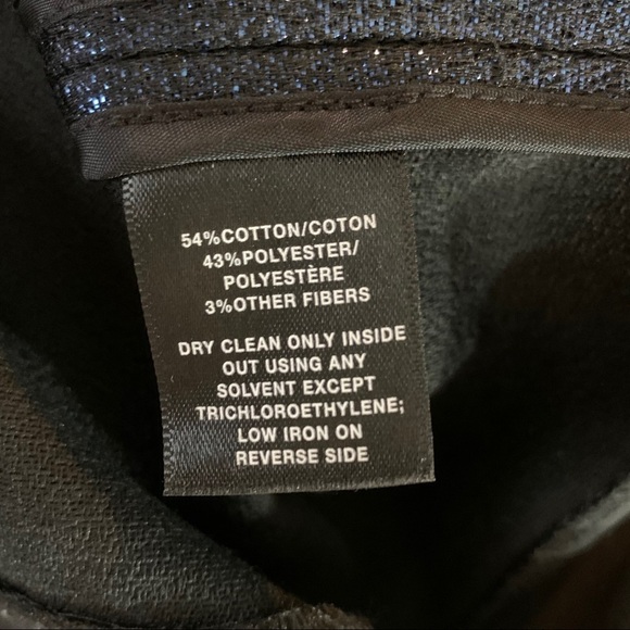 Lafayette 148 Blue Shimmer 3/4 Length Sleeve Small - Picture 5 of 6